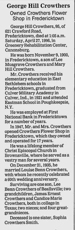 George Hill Crowthers